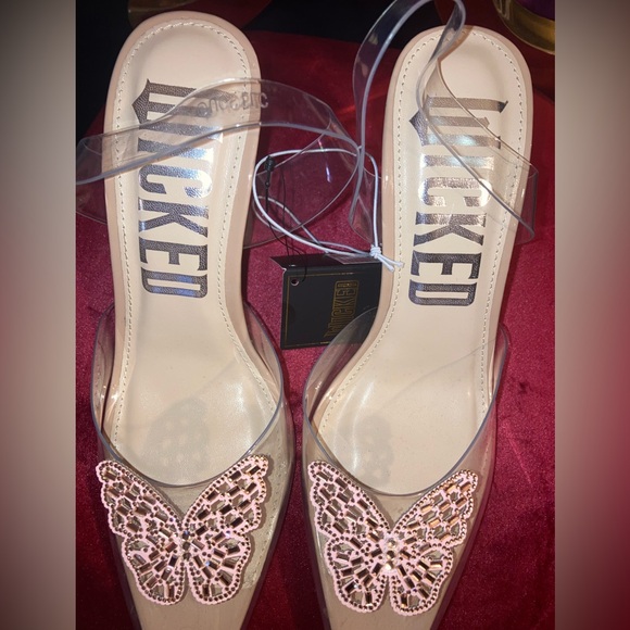🌟NEW WICKED SPARKLE BUTTERFLY HEELS✨ - Picture 3 of 5